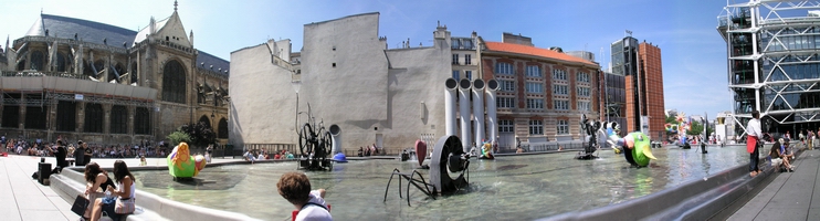 Pompidou urban space